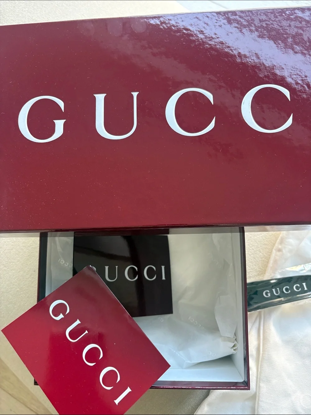 Gucci branded shoe